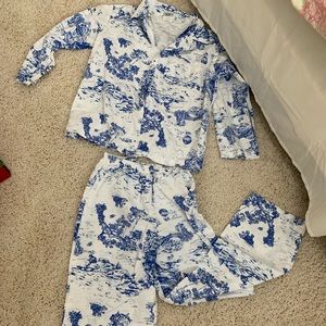 Baby Nay Pajama Set Oriental Pattern